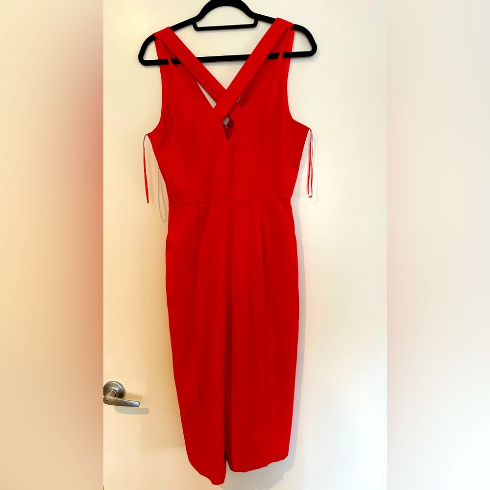 Adelyn Rae Orange Jumpsuit